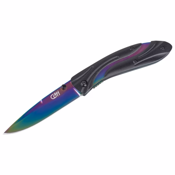 CJH Einhandmesser, Aluminium - Gravur möglich -