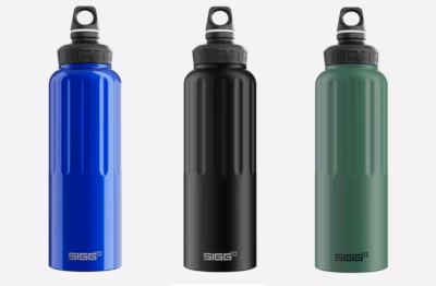 SIGG Alutrinkflasche 'WMB Traveller' 1,5 Liter - Gravur möglich ( mit kleinen Schönheitsfehlern )