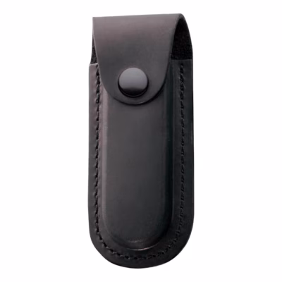 Leder-Etui schwarz, für Messer 12-13 cm