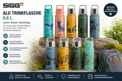 SIGG Trinkflasche WMB ONE Kids "Animals" 0.6 L" - Namensgravur möglich
