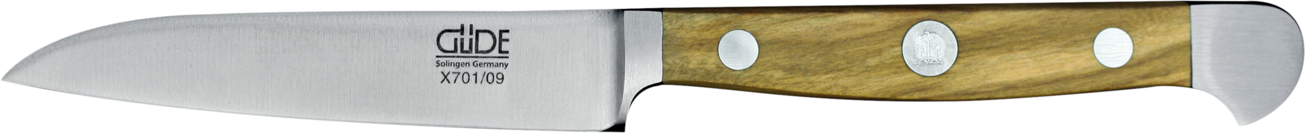 Güde Alpha Gemüsemesser – Olivenholz 9cm