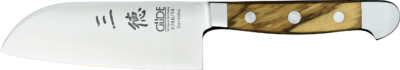 Güde Alpha Santoku 14cm Glatt / Olivenholz