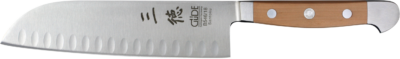 Güde Alpha Santoku (Kulle) 18cm, Birnenholz