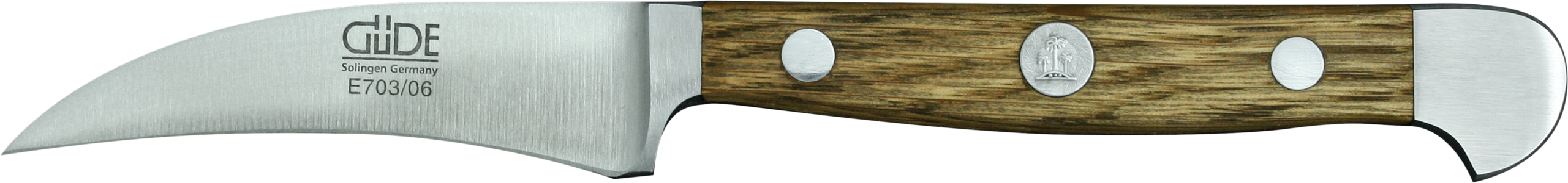 Güde Alpha Schälmesser 6cm, Fasseiche