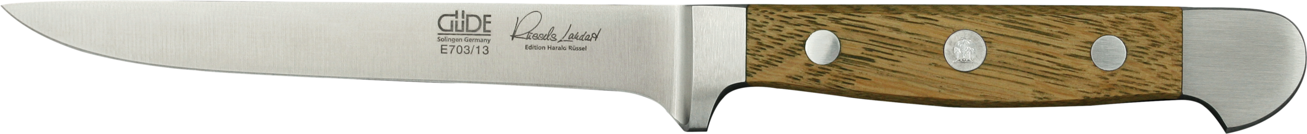 Güde Alpha flexibles Ausbeinmesser 13cm, Fasseiche