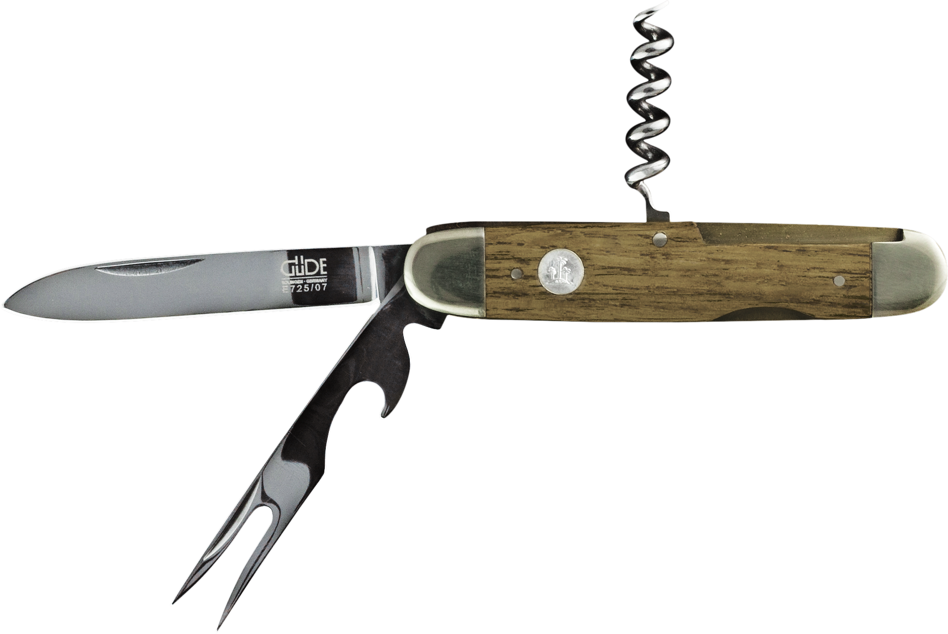 Güde Alpha Taschenmesser mit Pitchgabel Fasseiche – Solingen