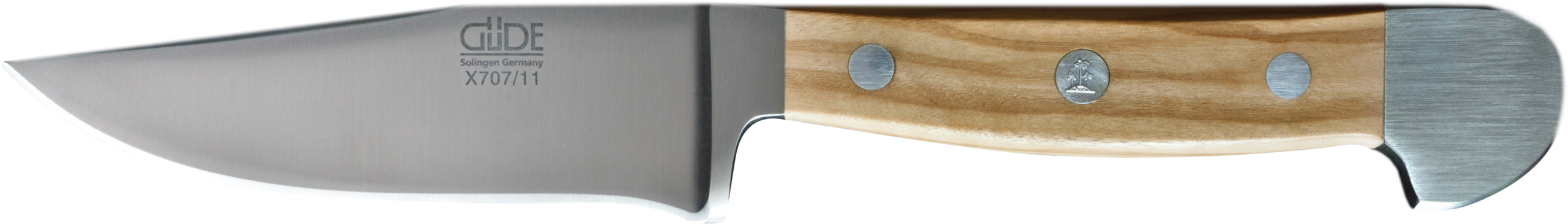 Güde Alpha Jagdnicker 11cm Olivenholz