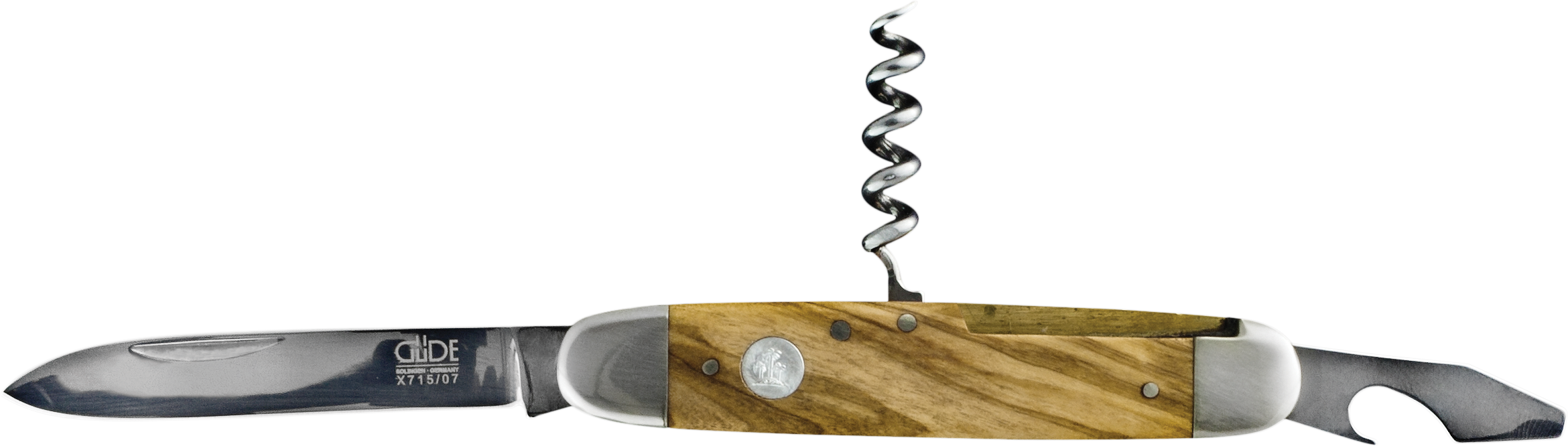 Güde Alpha Olivenholz Taschenmesser – Solingen